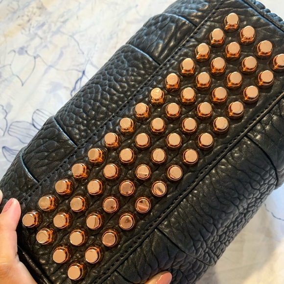 Alexander Wang Black Leather Rockie Crossbody Bag - Picture 4 of 15